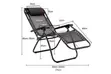 Outdoor Leisure Folding Rocking Chair - 1