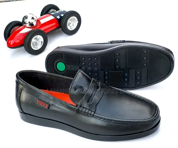 Clarks Mesh-Paneled Leather Driving Loafers - Black - 1