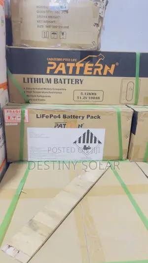 Patton 5.12kWh 51.2V 100Ah Baturin Lithium Ion