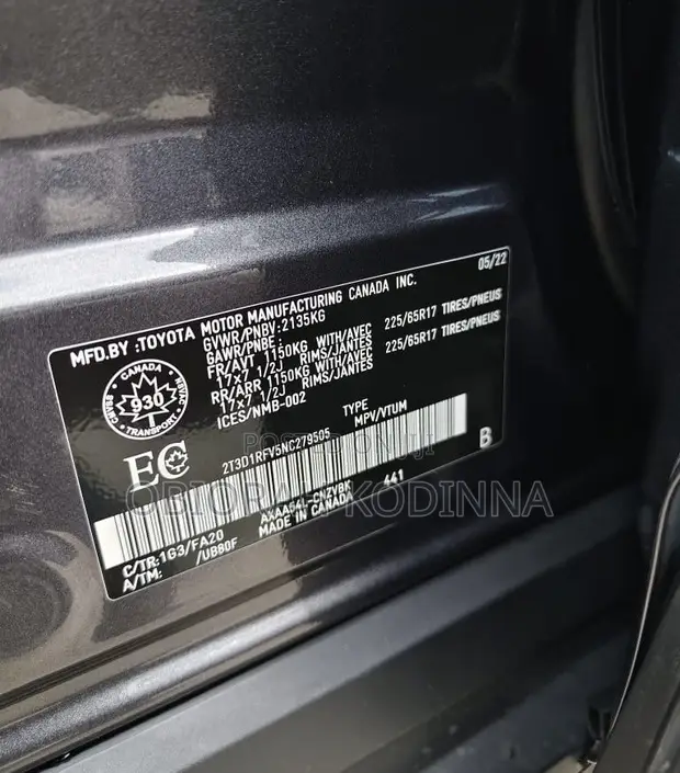 2022 Toyota RAV4 Gray - 1