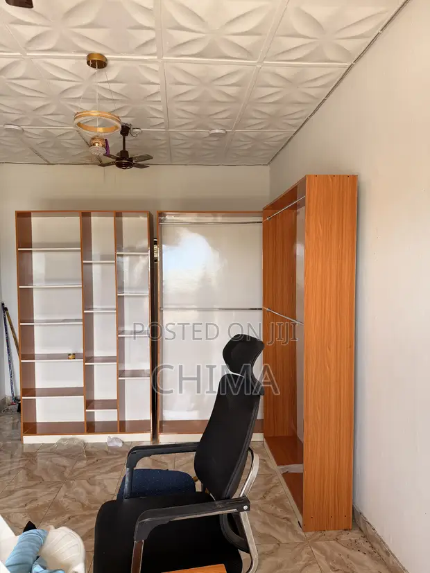 Home Interiors Cloth Shelves & Wooden Rails (7ft) - 1