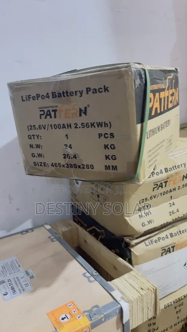 Patton 2.56kWh 25.6V 100Ah Lithium Ion Battery - 1