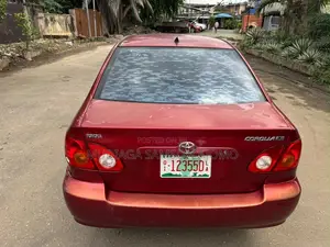 2004 Toyota Corolla 1.4 D Automatic Red