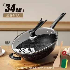 34cm Non-Stick Wok Frying Pan