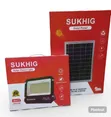 500W Solar Flood Light with Remote Control - 1