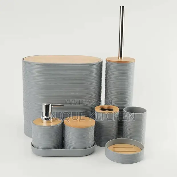 8-Piece Bathroom Accessory Set - 1