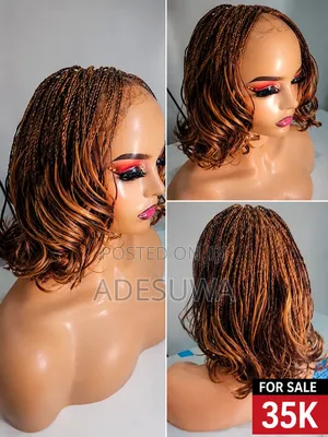 French Curls Braided Wig - 10 Inches