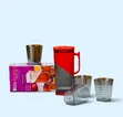 Water Jug Set with 4 Cups - 1