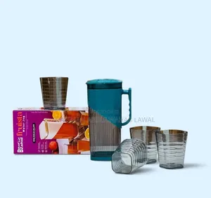 Water Jug Set with 4 Cups