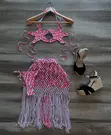 D'rem Crochet Hannun Maiƙun Ƙunshin Bikin - 3