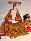 D'rem Crochet Hannun Maiƙun Ƙunshin Bikin - 5