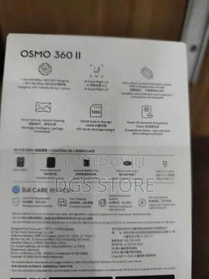 Kyamaran DJI Osmo Action 360 II Standard Combo