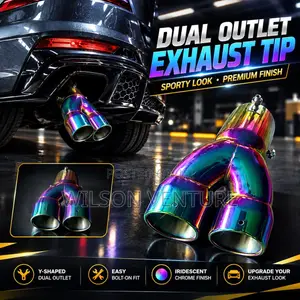 Y-Shaped Dual Outlet Exhaust Tip
