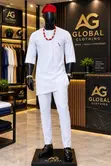 Men's Senator Suit - White Wool - 2