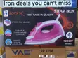 Sonik Heavy-Duty Steam Pressing Iron - 1