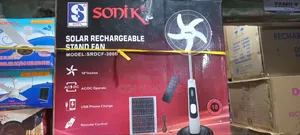Sonik Japan 18-Inch Rechargeable Standing Fan da Panel da Remote