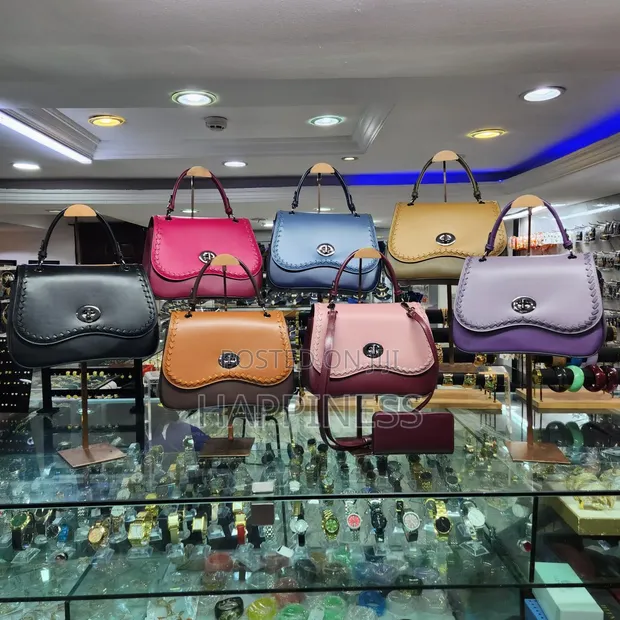 Classy Multi-Color Women's Leather Shoulder Bag - 1