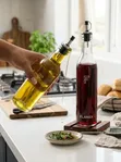 Flanek 2-Piece Glass Oil & Vinegar Dispenser Set - 2