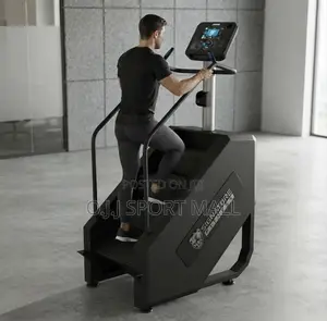 Supermax Pro Stair Climber 150kg - Stair Mill tare da Display & USB