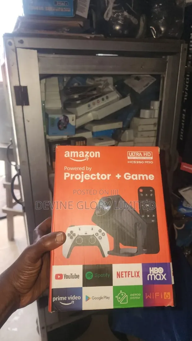 Amazon HCS350 PRO 450 ANSI Android Smart Gaming Projector - 1