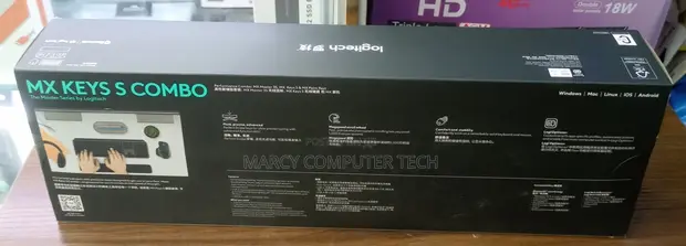 Logitech MX Keys Combo - Advanced Wireless Keyboard & Mouse - 1