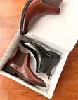 Chelsea Leather Boots - Brown - 2