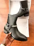Chelsea Chain Strapped Boot - Baki - 1