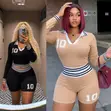 Women's Nike Shirt and Shorts Set - 1