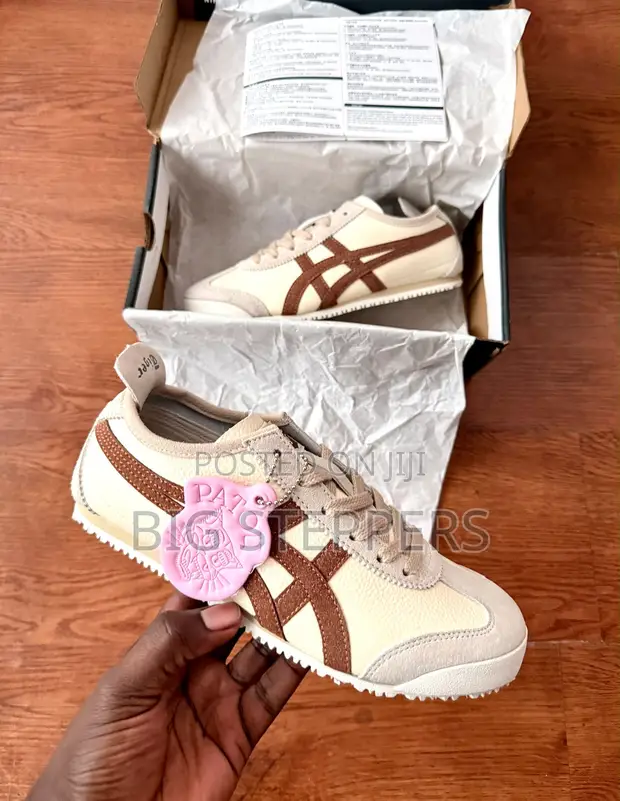 Onitsuka Tiger Mexico 66 Beige Leather Sneakers - 1