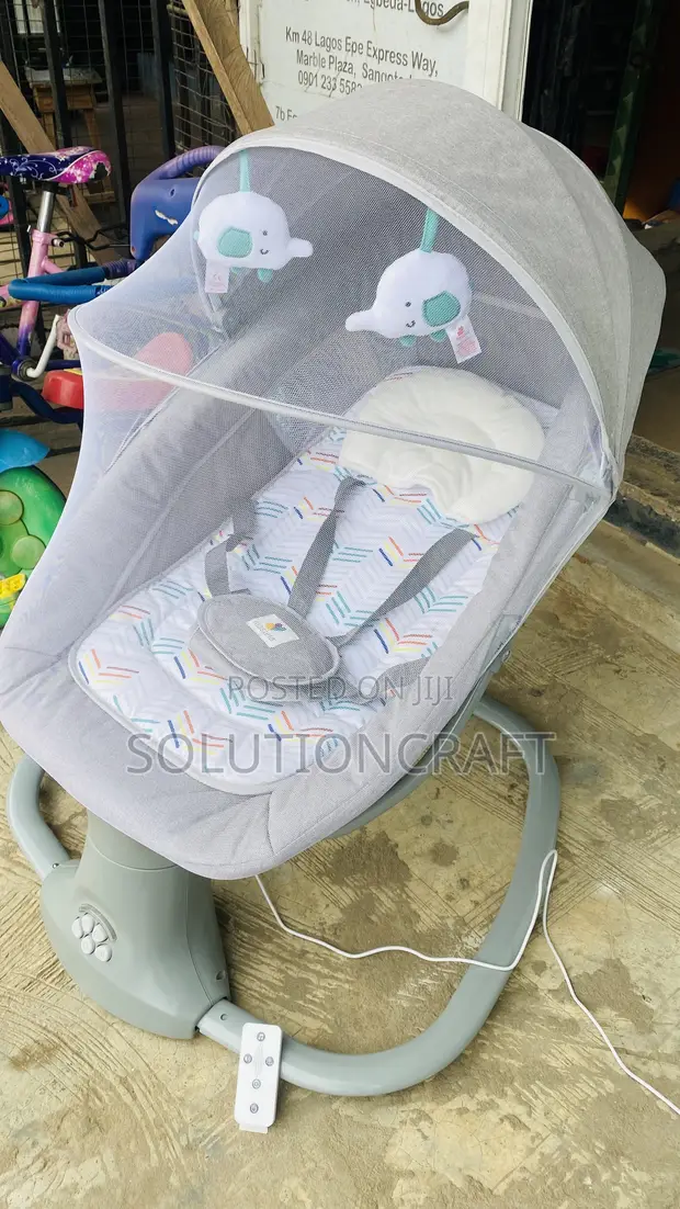 Mastela Baby Electric Swing - Grey - 1