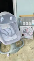Mastela Baby Electric Swing - Grey - 4
