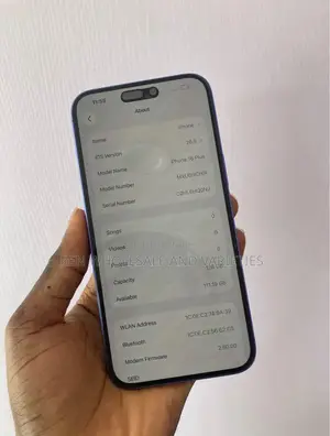 Apple iPhone 16 256GB Blue (Direct UK)