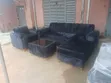 Standard L-Shape Sofa with Single and Centre Table - 1