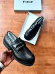 Gaskiyar Gucci Penny Loafers - Bakin Fata - 1