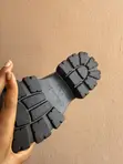 Black Patent Chunky Loafers - Size 42 - 3