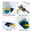 Wall Mounted Silicone Toilet Brush with Holder - 2