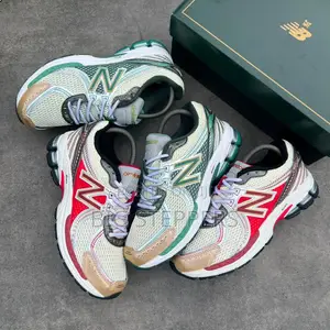 New Balance Aime Sneakers - Green & Red