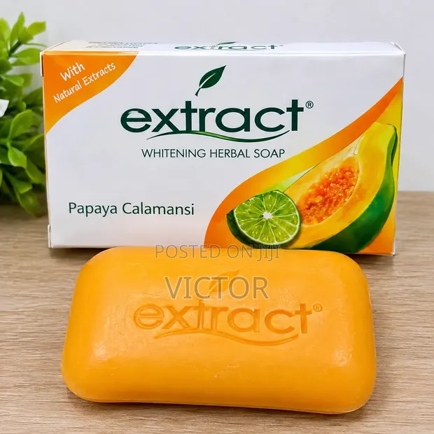 Extract Papaya Calamansi Whitening Herbal Soap - Brand New - 1