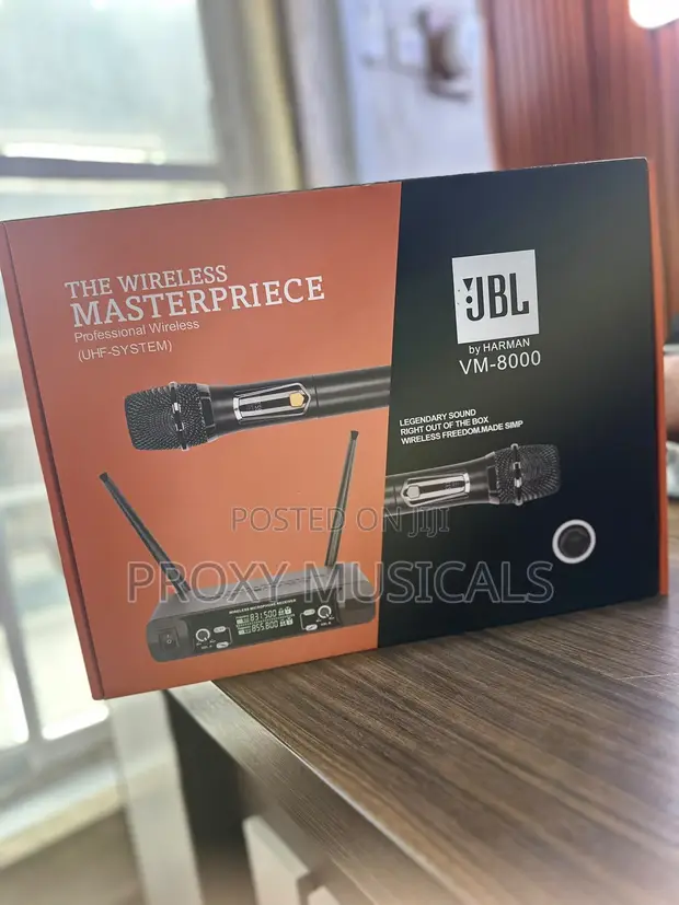 JBL VM-8000 Professional Dual Wireless Microphone System - 1