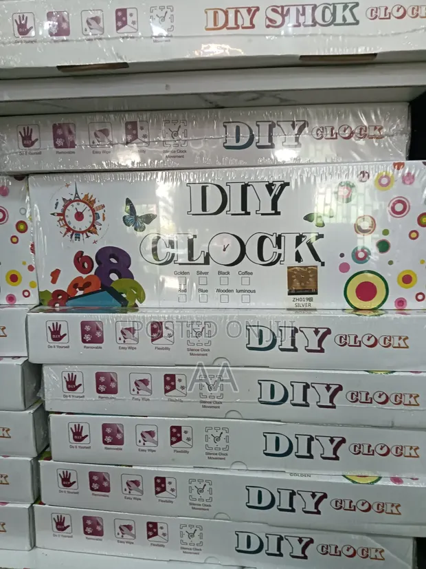 Home Interiors Wall DIY Clock - Zinariya - 1
