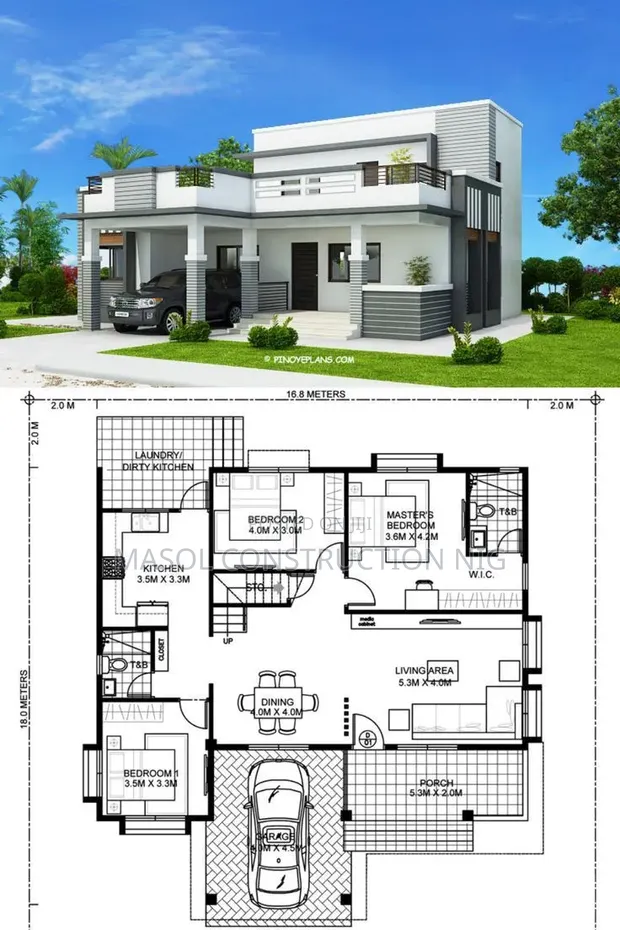 Custom Residential Floor Plan Design - 1