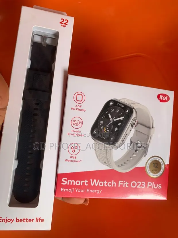 Original Itel Smart Watch Fit O23 Plus 2.04" HD Waterproof - 1