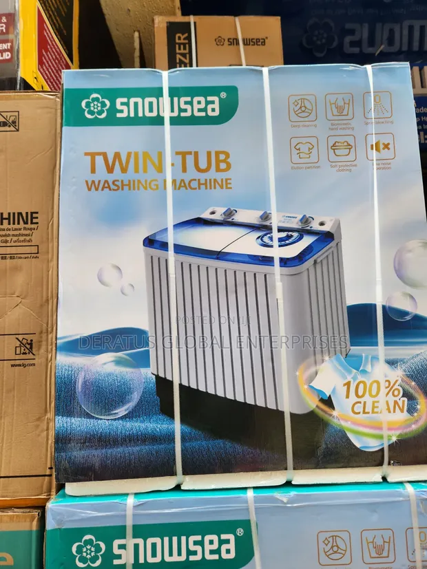 Snowsea 10KG Double Tub Washing Machine - Brand New - 1