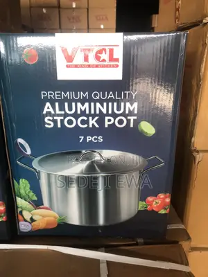 Vtcl Premium Aluminum Stock Pot Set (7pcs)