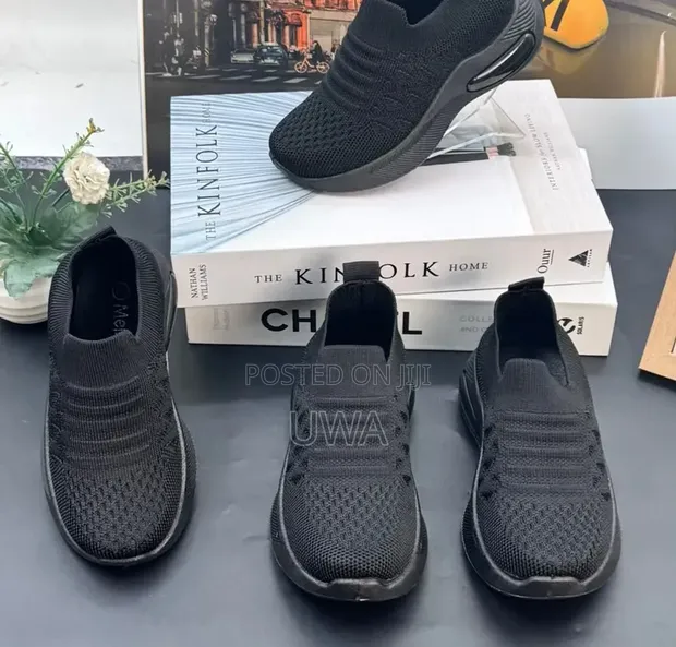 Kids' Breathable Mesh Slip-on Air Cushion Sneakers - 1