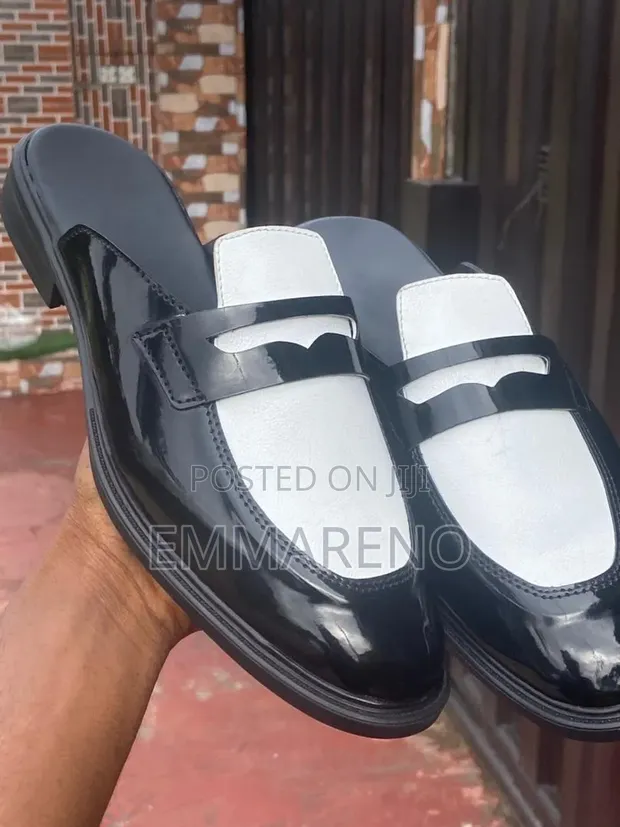 Premium Leather Pam Slippers - Men's - 1
