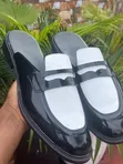 Premium Leather Pam Slippers - Men's - 3