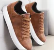 Alagzi Men's Classic Lace-Up Faux Leather Shoes - 3