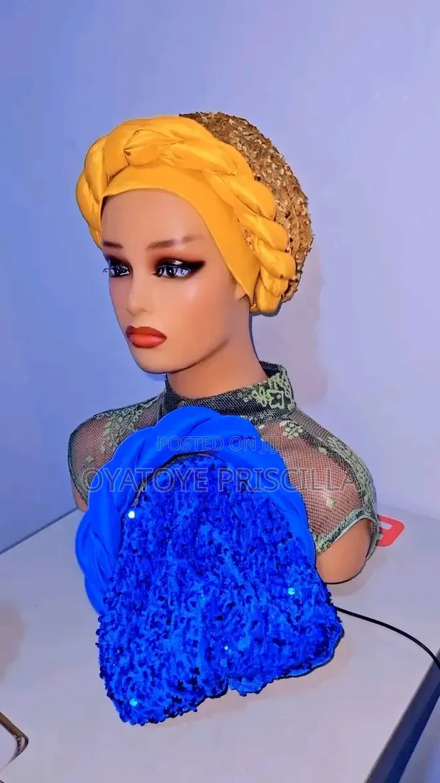 Beautiful Twisted Turban Cap - 1