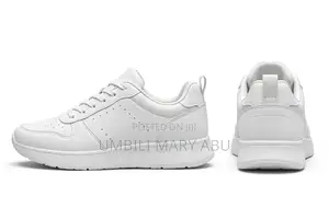 Brand New Women's Leather Sneakers - White, Size 38-42